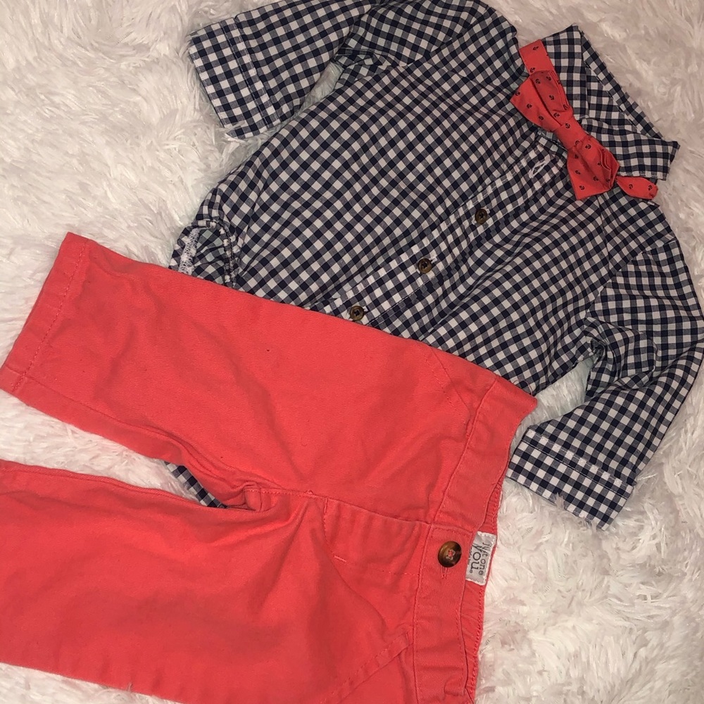 Pants Set w/ bow tie